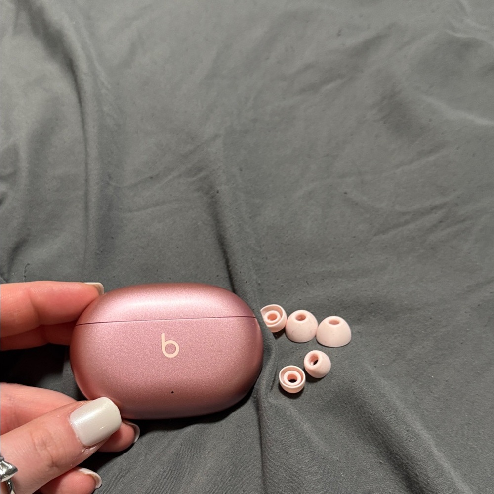 Pink Beats Wireless Earbuds with Case